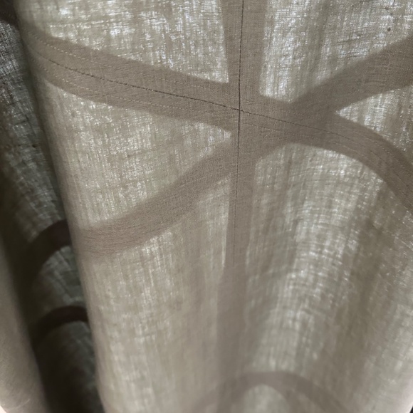 ANN TAYLOR 100% GREEN LINEN DIAGONALLY CONSTRUCTED SKIRT-NWT/SIZE 14 - Picture 6 of 9